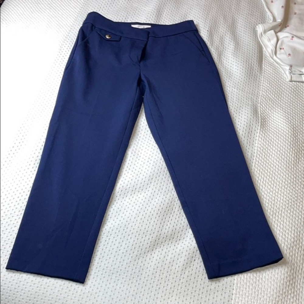 LOFT Blue Dress Jumpsuit with Classic Cut